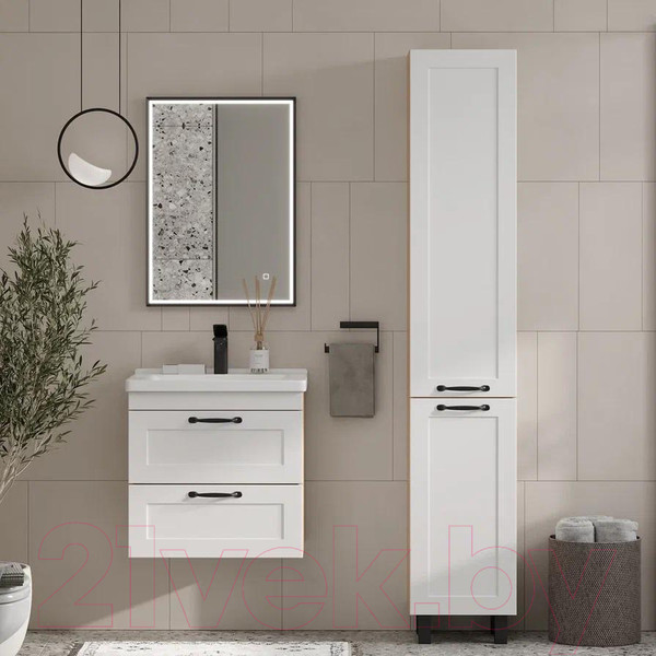 Изображение товара Шкаф-пенал для ванной EQUIL Lago 35 (напольный)