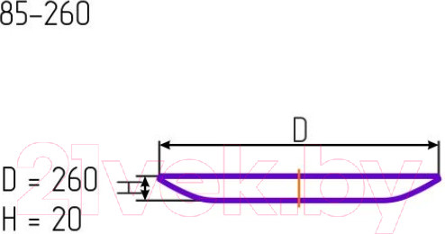 Изображение товара Набор тарелок NiNaGlass Флиндер 85-275-26 / 4840164771 (2шт)