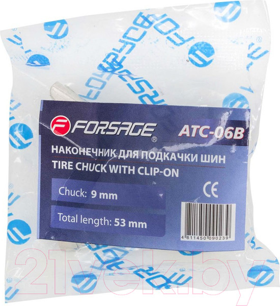 Изображение товара Наконечник для накачки шин Forsage F-ATC-06B