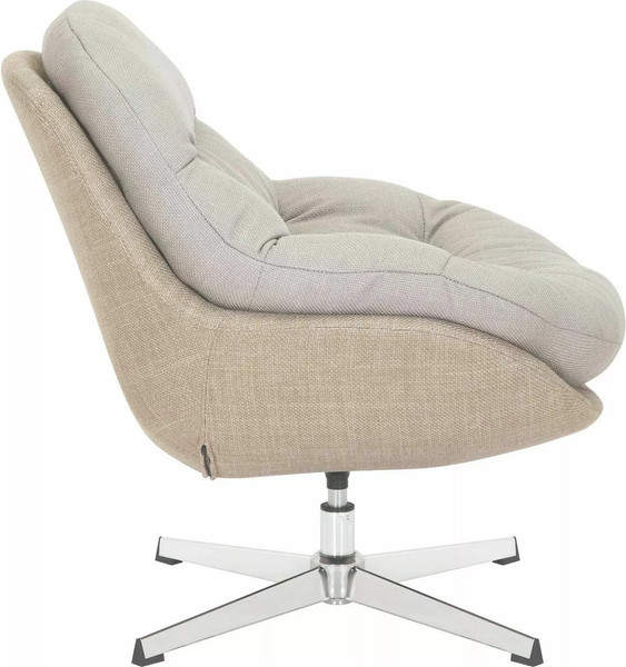 Изображение товара Кресло мягкое Signal Peggie (серый/бежевый/хром)