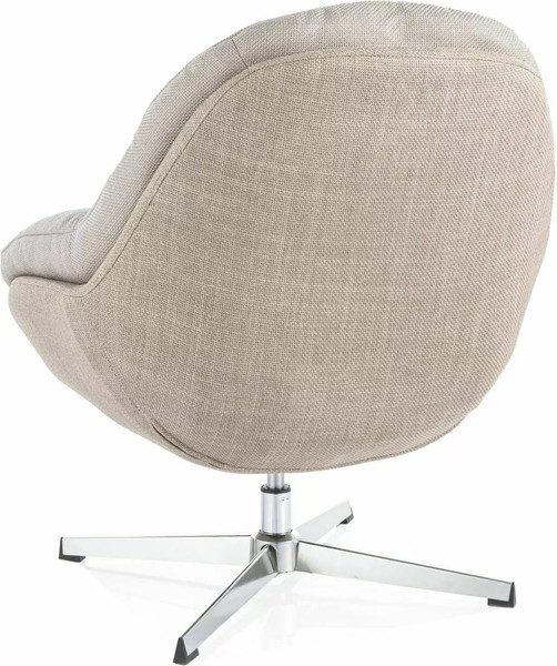 Изображение товара Кресло мягкое Signal Peggie (серый/бежевый/хром)