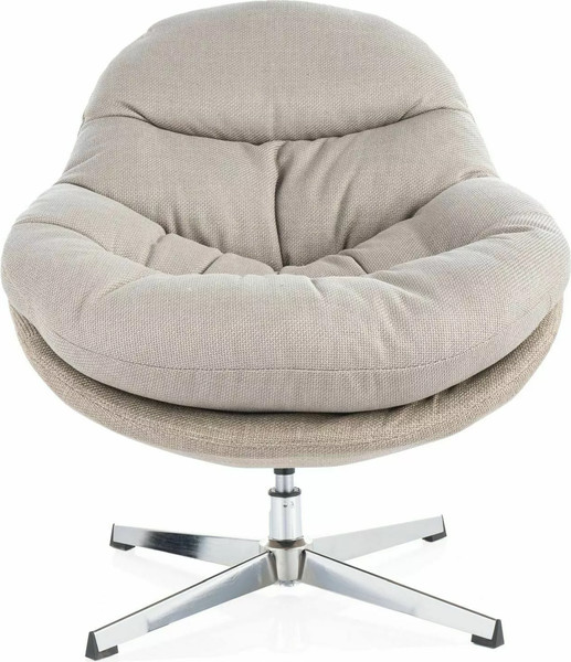 Изображение товара Кресло мягкое Signal Peggie (серый/бежевый/хром)