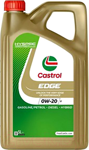 Изображение товара Моторное масло Castrol Edge V 0W20 (5л)