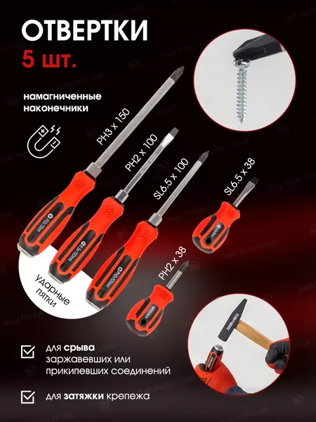 Изображение товара Универсальный набор инструментов BaumAuto BM-4602-5 (58802)