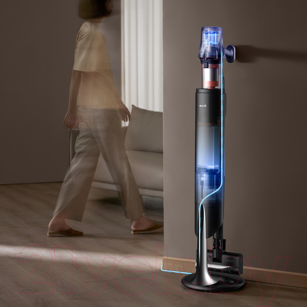 Изображение товара Вертикальный пылесос Deerma DEM-T30W (с базой самоочистки)