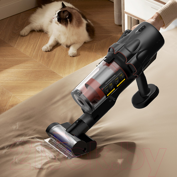 Изображение товара Вертикальный пылесос Deerma DEM-T30W (с базой самоочистки)