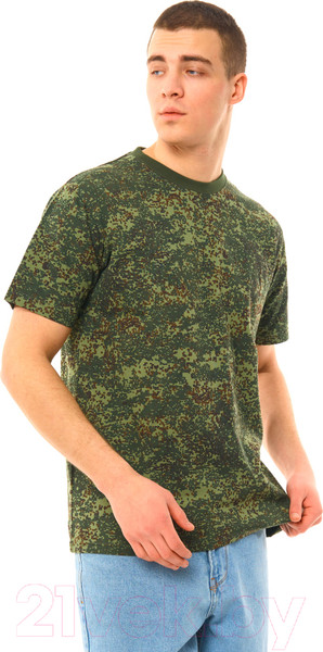 Изображение товара Футболка Sardoba Tekstil х/б 160гр (p. 3ХL, КМФ цифра)