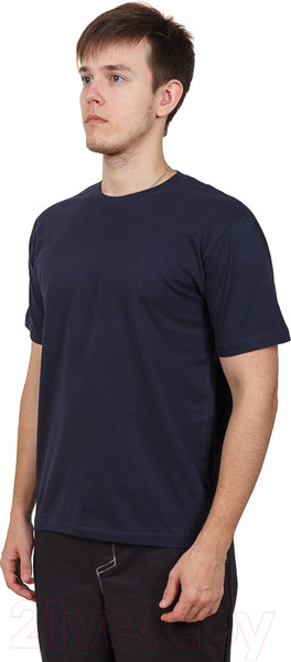 Изображение товара Футболка Sardoba Tekstil х/б 160гр (p. 7ХL, темно-синяя)