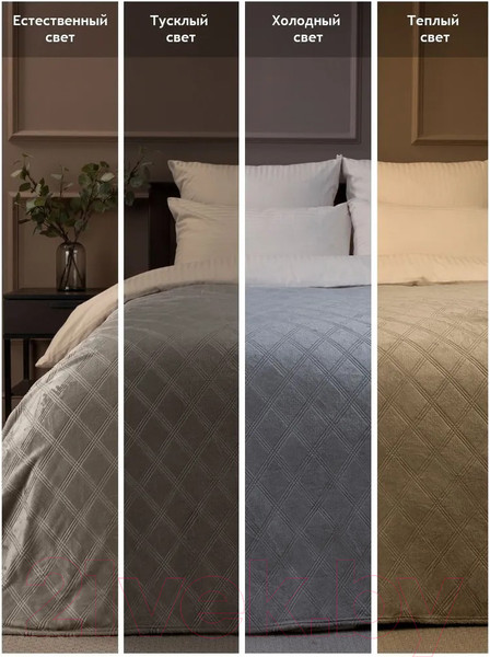 Изображение товара Плед TexRepublic Elite Клетка Фланель 1.5сп / 93373 (бежевый)