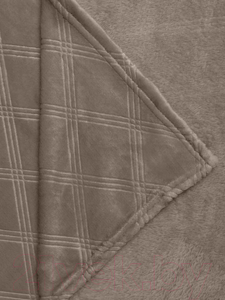 Изображение товара Плед TexRepublic Elite Клетка Фланель 1.5сп / 93373 (бежевый)