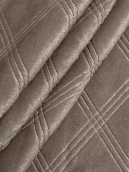 Изображение товара Плед TexRepublic Elite Клетка Фланель 1.5сп / 93373 (бежевый)