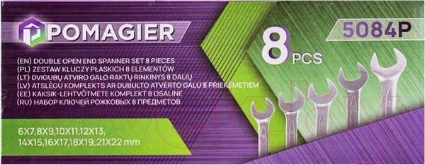 Изображение товара Набор ключей Pomagier POM-5084P (57280)