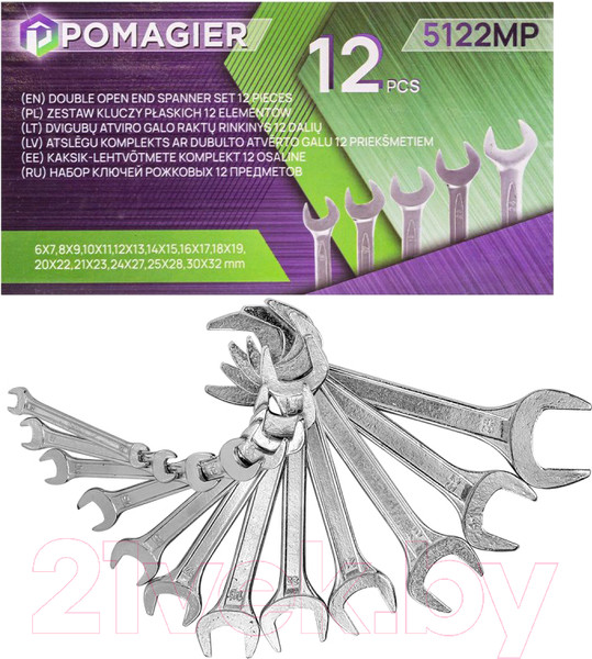 Изображение товара Набор ключей Pomagier POM-5122MP
