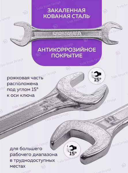 Изображение товара Набор ключей Pomagier POM-5122P (57282)