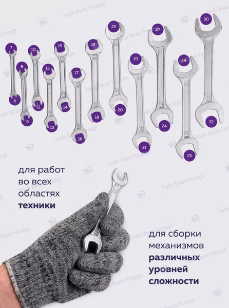 Изображение товара Набор ключей Pomagier POM-5122P (57282)