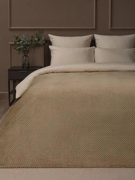 Изображение товара Плед TexRepublic Deco Ромбики Фланель 150x220 / 93394 (бежевый)