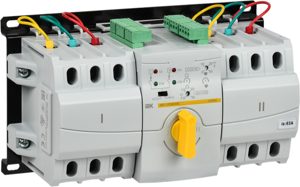Изображение товара Устройство автоматического ввода резерва IEK АВР-1 Standard 63А Karat / MAT10-063