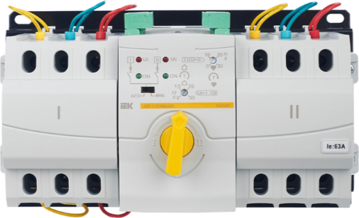 Изображение товара Устройство автоматического ввода резерва IEK АВР-1 Standard 63А Karat / MAT10-063
