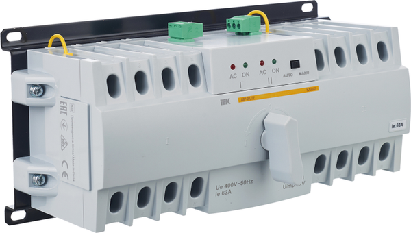 Изображение товара Устройство автоматического ввода резерва IEK АВР-2 Lite 63А Karat / MAT20-063