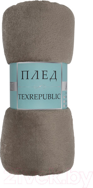 Изображение товара Плед TexRepublic Absolute Однотонный Фланель 150x200 / 95265 (какао)