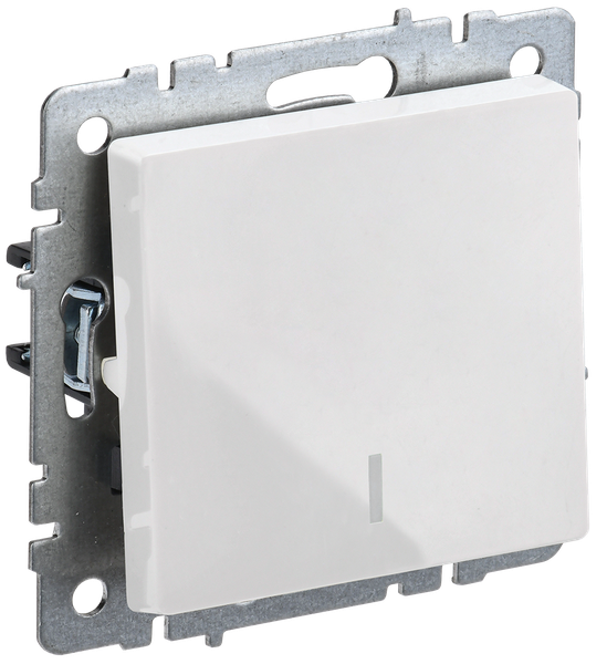 Изображение товара Выключатель IEK Brite BR-V12-1-10-K01 (белый)