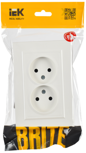 Изображение товара Розетка IEK Brite BR-R23-10-K01-F (белый)