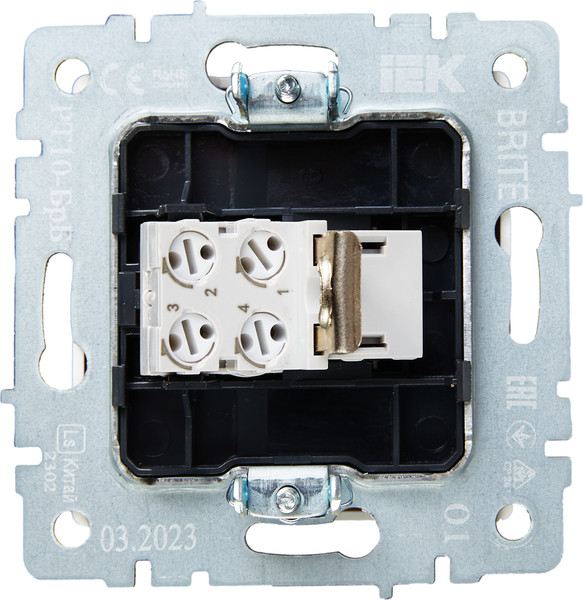 Изображение товара Розетка IEK Brite BR-T10-K01 (белый)