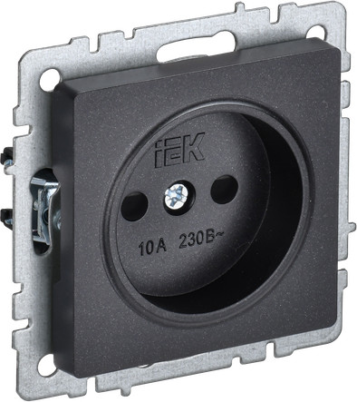 Изображение товара Розетка IEK Brite BR-R13-10-K02 (черный)