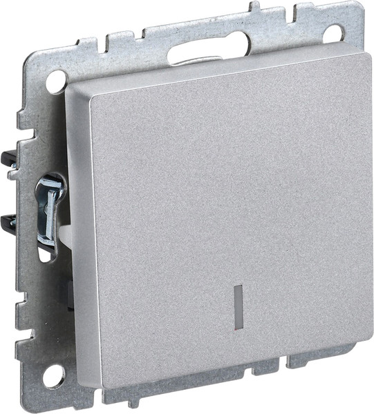 Изображение товара Выключатель IEK Brite BR-V12-1-10-K47 (алюминий)