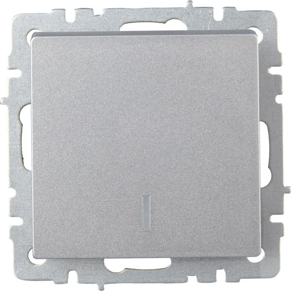 Изображение товара Выключатель IEK Brite BR-V12-1-10-K47 (алюминий)