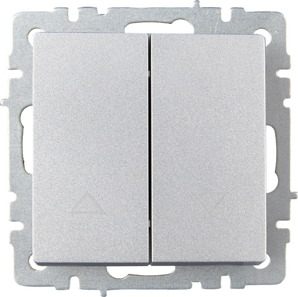 Изображение товара Выключатель IEK Brite BR-V15-0-10-K47 (алюминий)