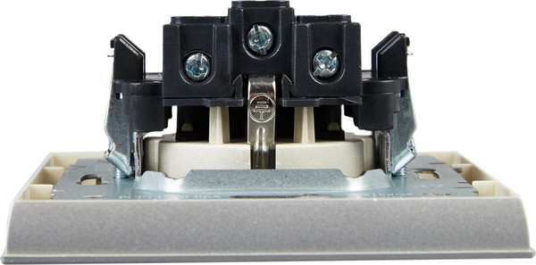 Изображение товара Розетка IEK Brite BR-R14-16-K47-F (алюминий)