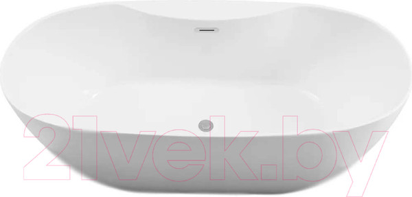 Изображение товара Ванна акриловая Aquatek Аполо 78x170 / AQ-1155778 (белый глянцевый, с ножками и сливом)