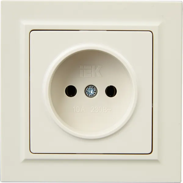 Изображение товара Розетка IEK Brite BR-R10-10-K10-F (бежевый)