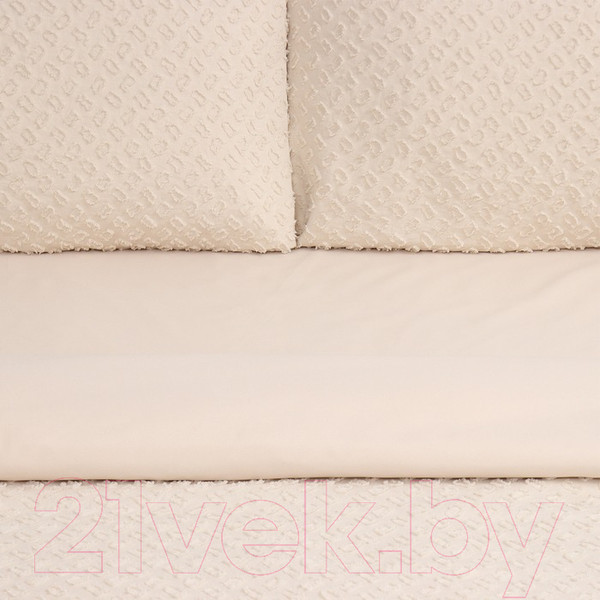 Изображение товара Комплект постельного белья Love Life Tufting. Квадрат Дуэт / 10323088 (бежевый)
