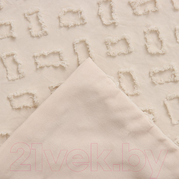 Изображение товара Комплект постельного белья Love Life Tufting. Квадрат Дуэт / 10323088 (бежевый)