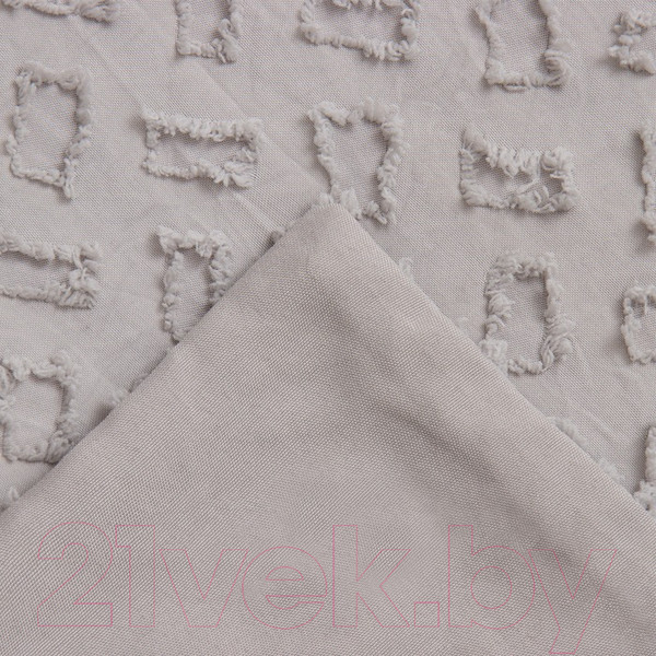 Изображение товара Комплект постельного белья Love Life Tufting. Квадрат 1.5сп / 10323089 (серый)