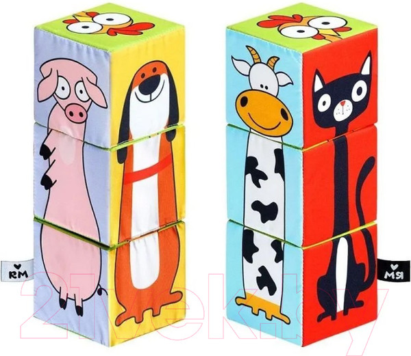 Изображение товара Развивающая игрушка Мяшечки Домашние животные / М101 