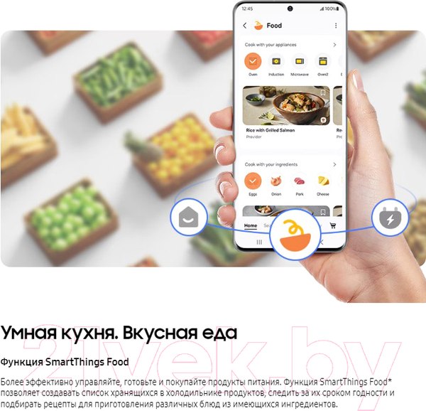 Изображение товара Холодильник с морозильником Samsung RB53DG703ES9WT