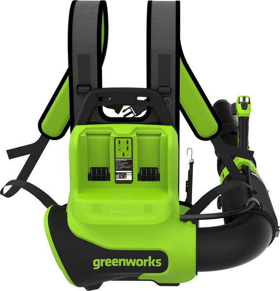 Изображение товара Воздуходувка аккумуляторная Greenworks GD40BPG2 (2408107)