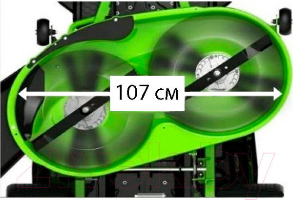 Изображение товара Набор ножей для газонокосилки Greenworks GC82LT107 / 7500107 (2шт)