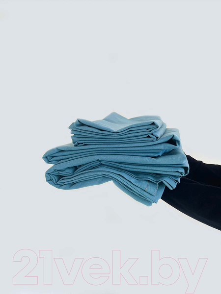 Изображение товара Комплект постельного белья Mio Tesoro 2сп / Лён200-10 (бирюзовый)