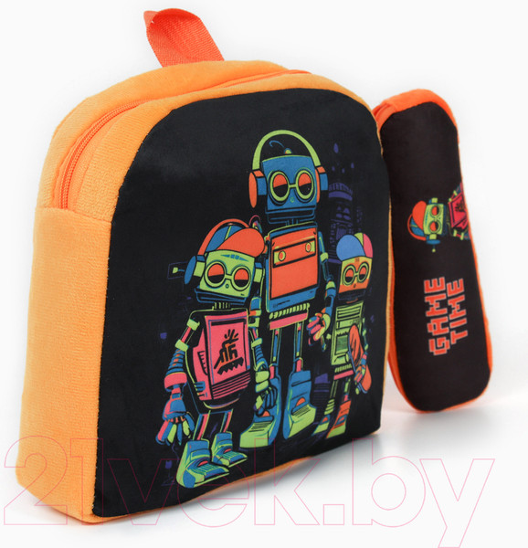 Изображение товара Детский рюкзак Milo Toys Роботы / 10361257 (оранжевый)