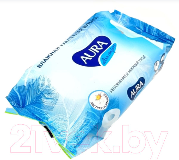 Изображение товара Влажная туалетная бумага Aura Ultra Comfort (80шт)