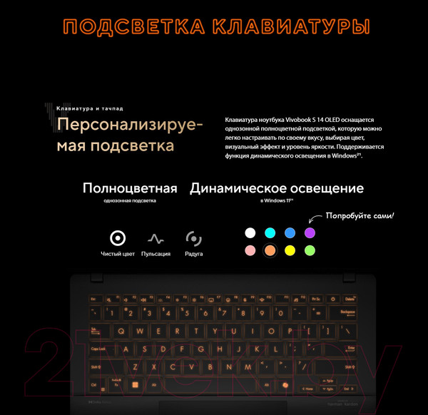 Изображение товара Ноутбук Asus Vivobook S 14 OLED M5406NA-QD079