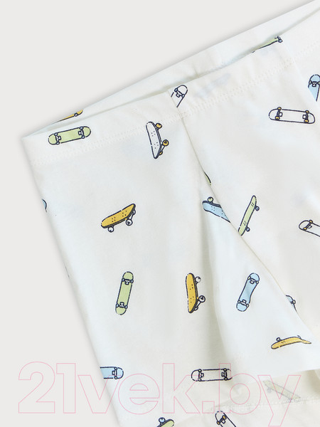 Изображение товара Комплект бельевой детский Mark Formelle 443002 (р.128-64-57, скейты на молочном)