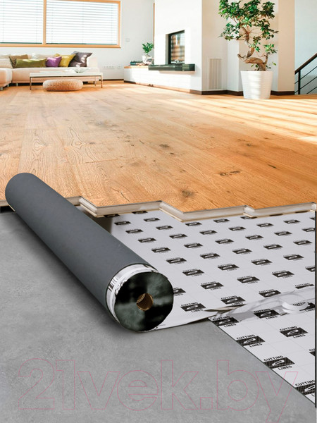 Изображение товара Подложка A-step Optima Silver 5мм EVA With Silver Foil (1x10м)