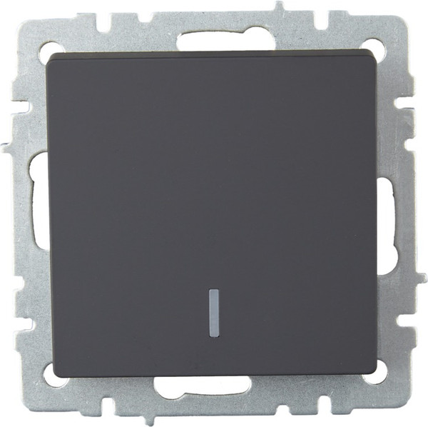 Изображение товара Выключатель IEK Brite BR-V12-1-10-K53 (графит)