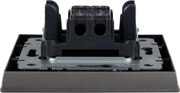 Изображение товара Выключатель IEK Brite BR-V10-0-10-K46-F (сталь)