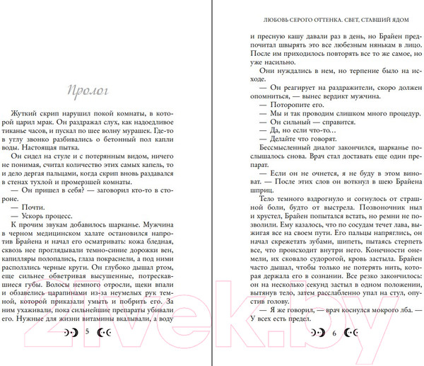 Изображение товара Книга FreeDom Любовь серого оттенка. Свет, ставший ядом / 9785041985974 (Инспирати Е.)